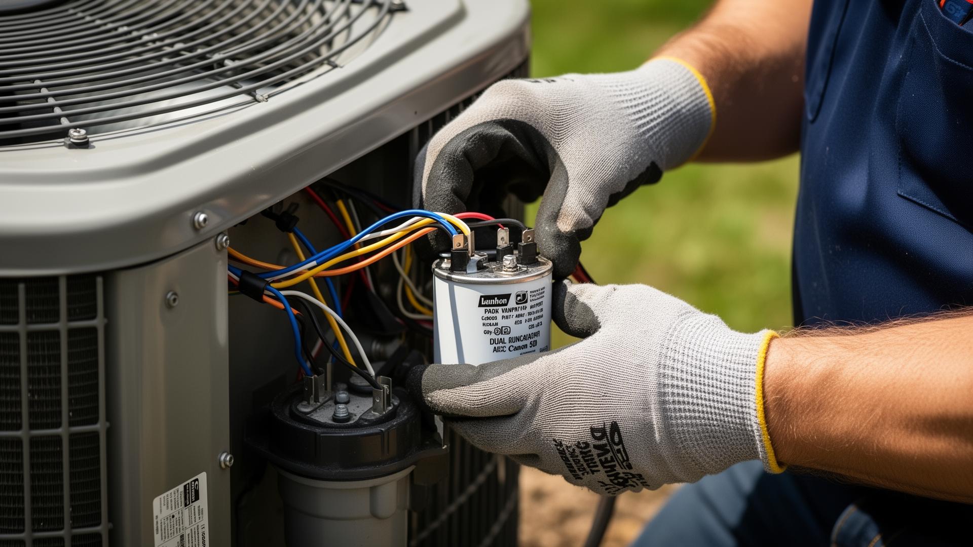 HVAC job site in North Dallas