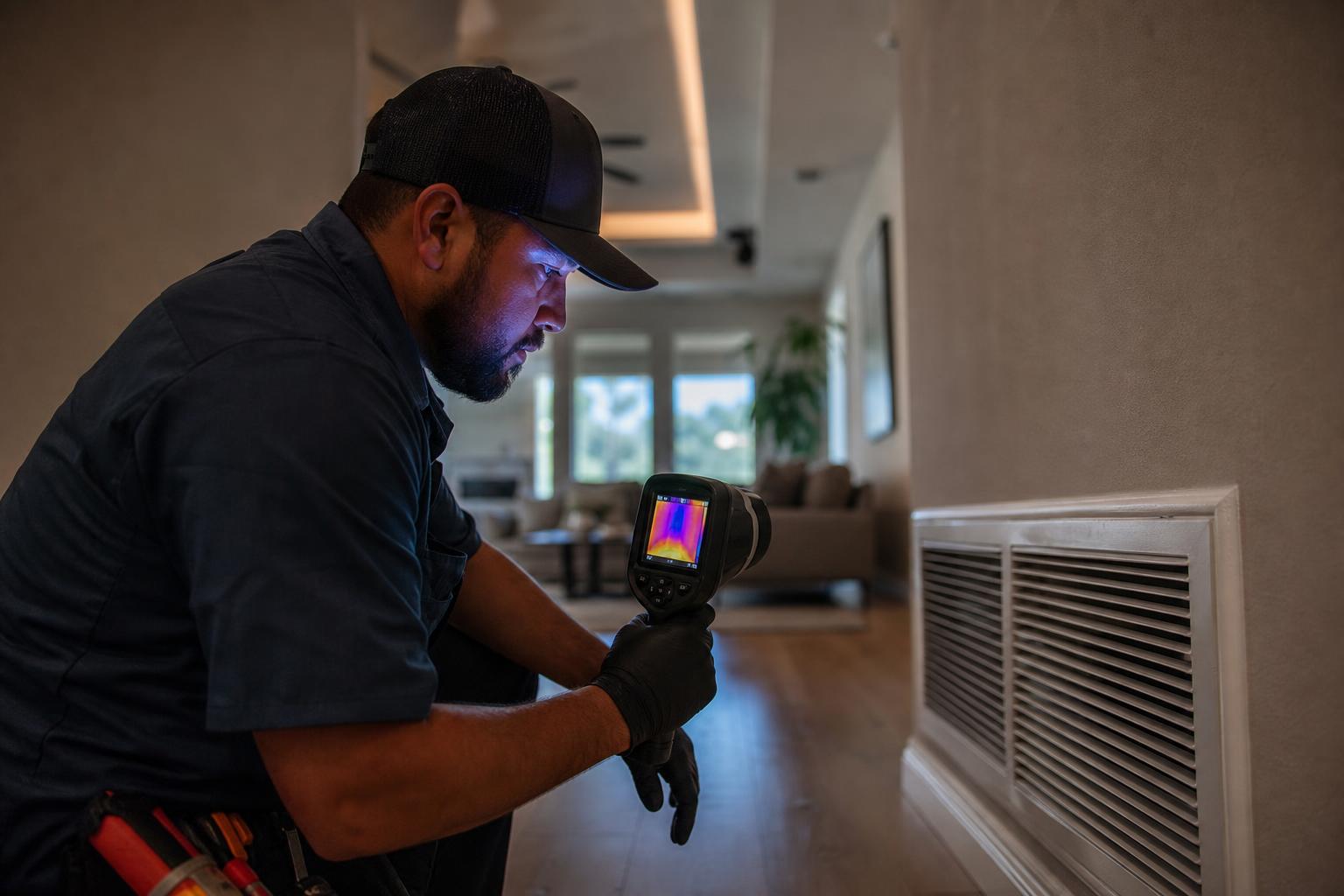 HVAC job site in North Dallas